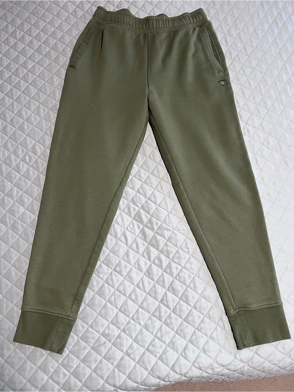 Champion Olive Green Fleece Jogger Pants